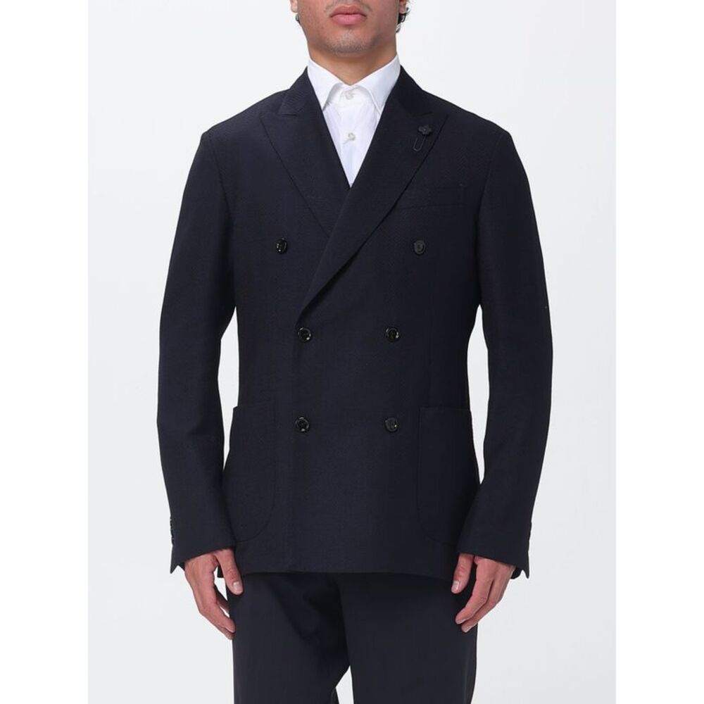 Lardini Jacket Men Blue